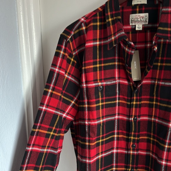 NWT J. Crew mid-weight flannel. Size L. - Picture 4 of 5